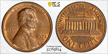 1972 1C DDO, FS-105 MS63BN