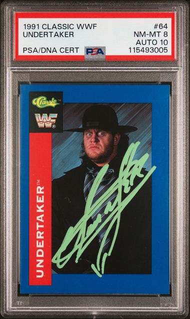 1991 Classic Classic Nm-Mt8/Dna Cert #64 Undertaker front