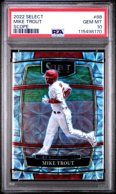 2022 Panini PANINI SELECT Scope #88 Mike Trout front