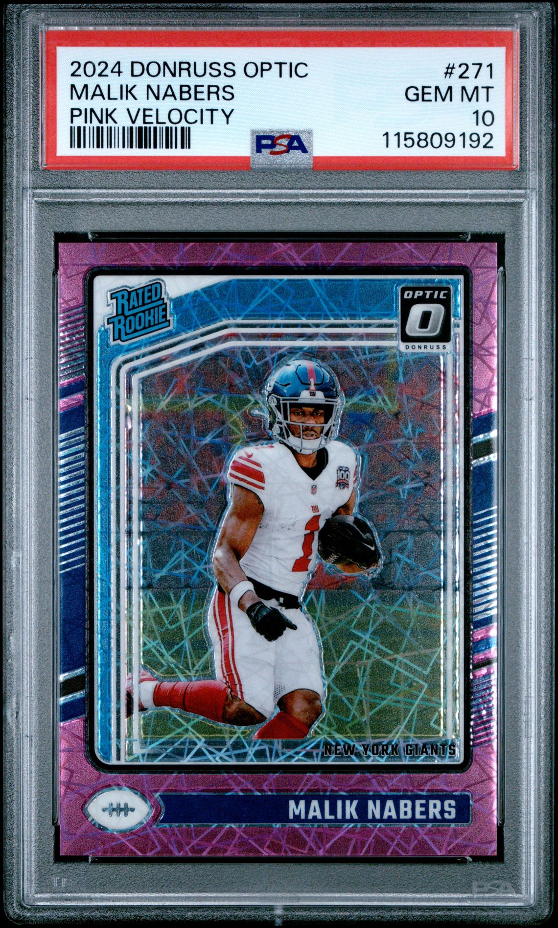 2024 Panini Panini Donruss Optic #271 Malik Nabers front