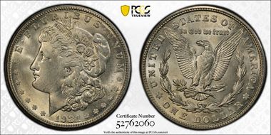 1921-S $1 MS64