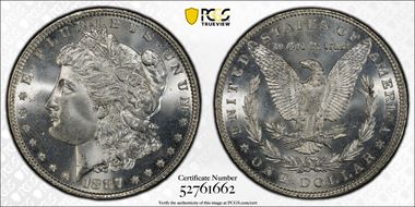 1887 $1 MS67