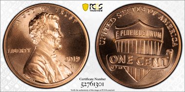 2019-W 1C Shield MS67RD