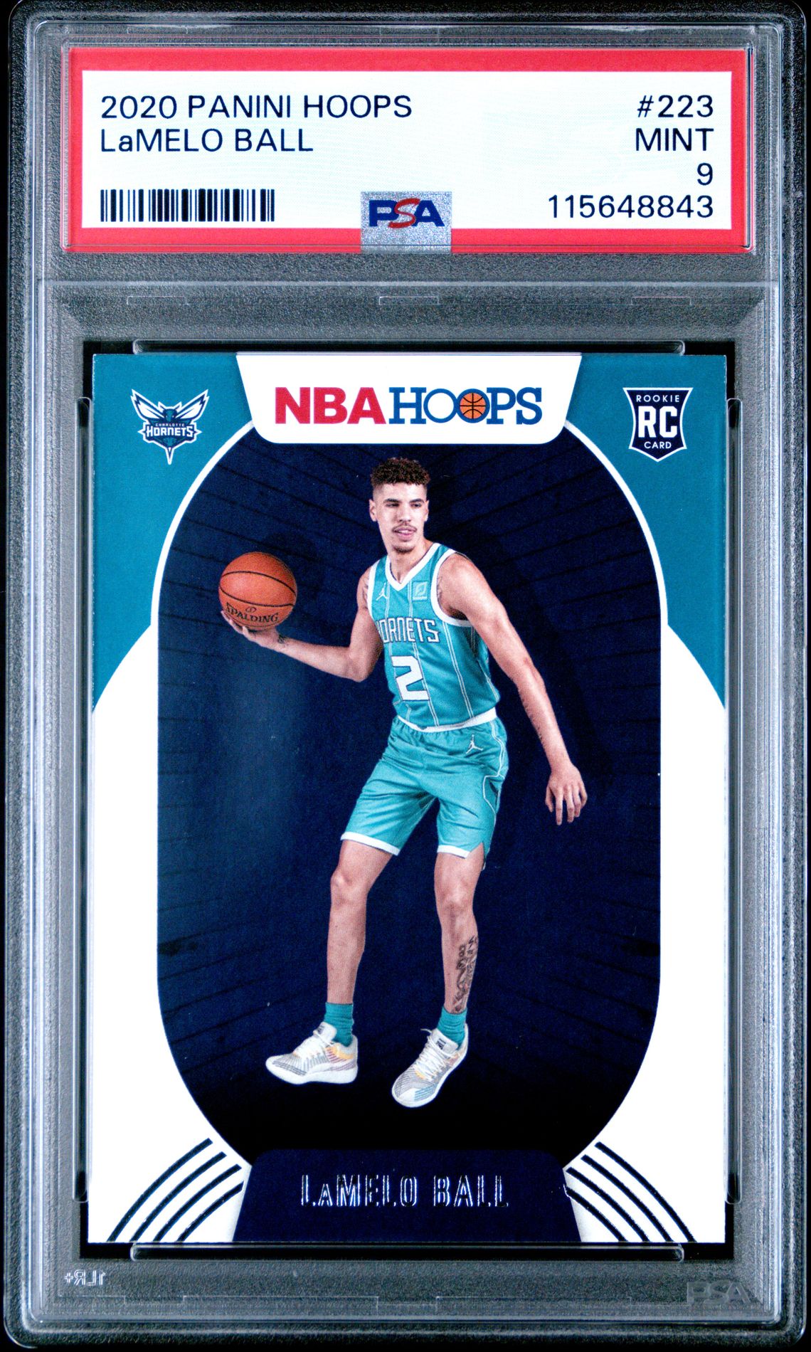 2020 Panini Hoops Lamelo Ball #223 Mint 9 front