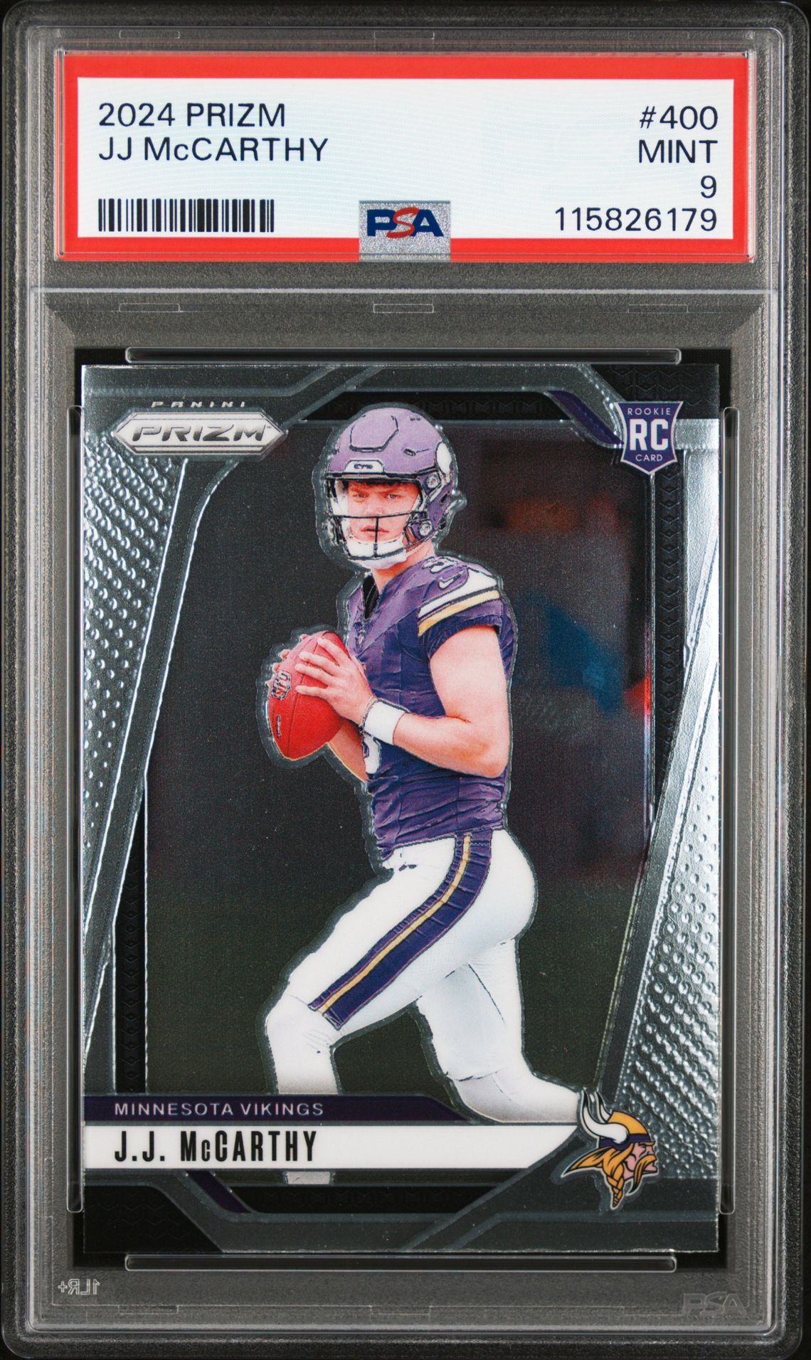 2024 Panini Prizm Jj Mccarthy #400 Mint 9 front