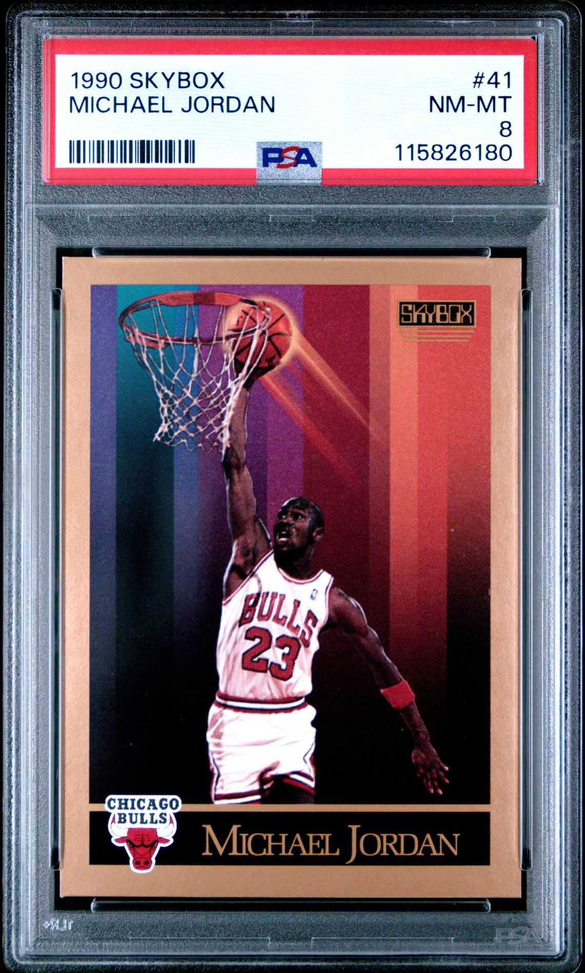 1990 Skybox Michael Jordan #41 Nm-Mt 8 front