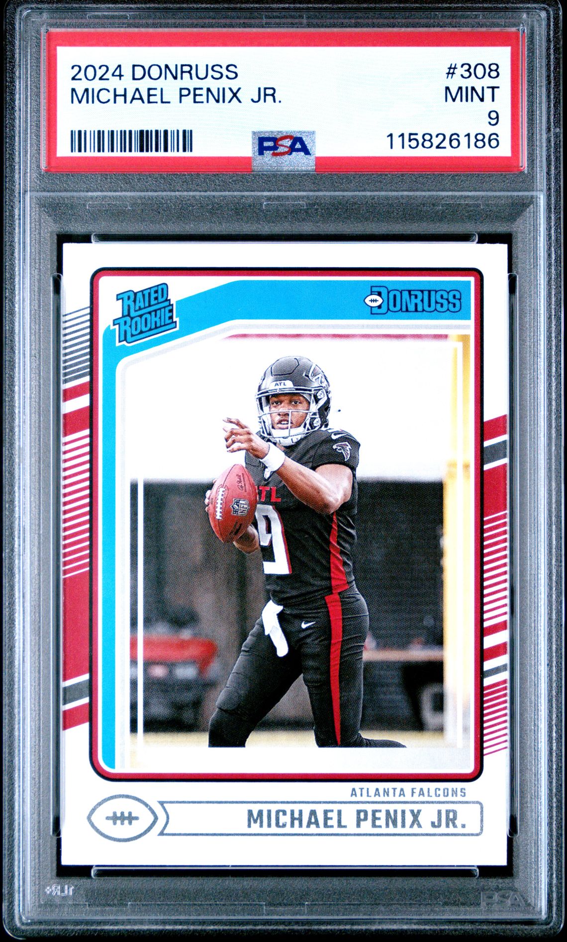 2024 Panini Donruss Michael Penix Jr. #308 Mint 9 front