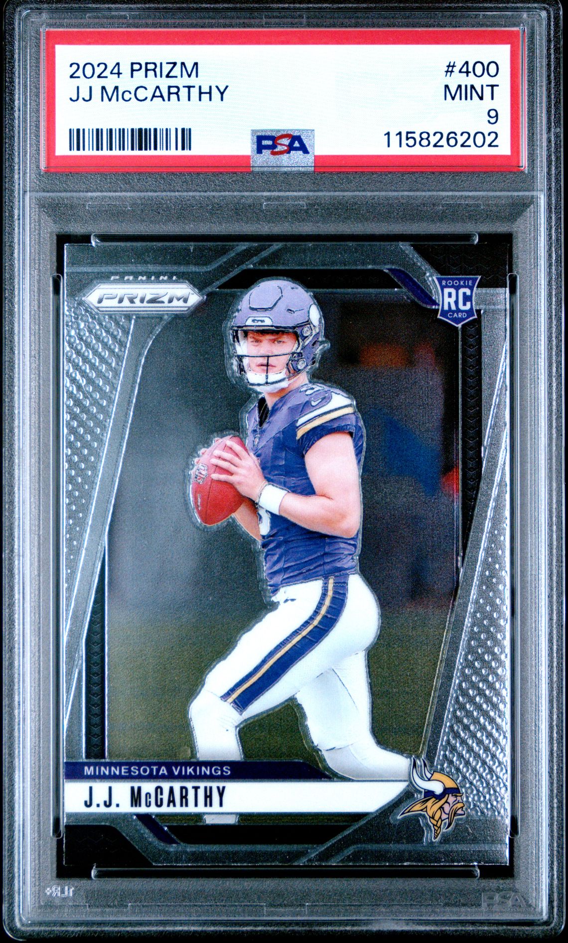2024 Panini Prizm Jj Mccarthy #400 Mint 9 front