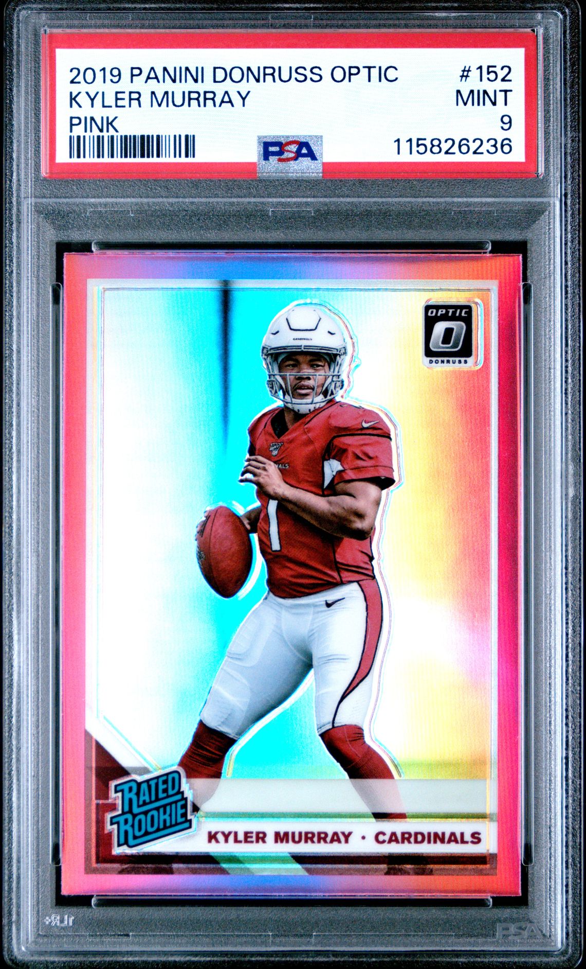 2019 Panini Donruss Optic Kyler Murray #152 (Pink) Mint 9 front
