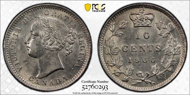 1900 10C Wide Date Wide 1 MS62