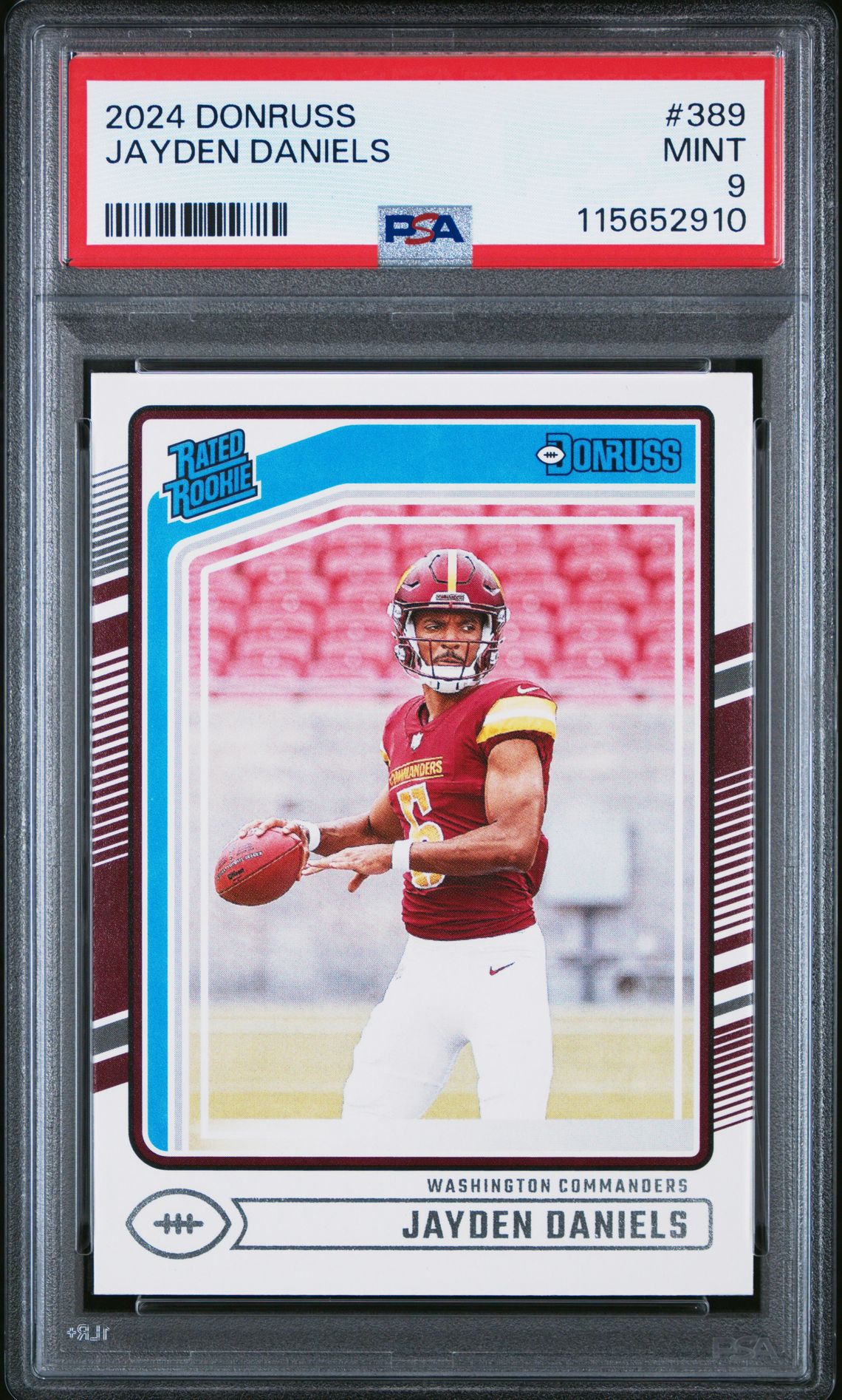 2024 Panini Donruss Jayden Daniels #389 Mint 9 front