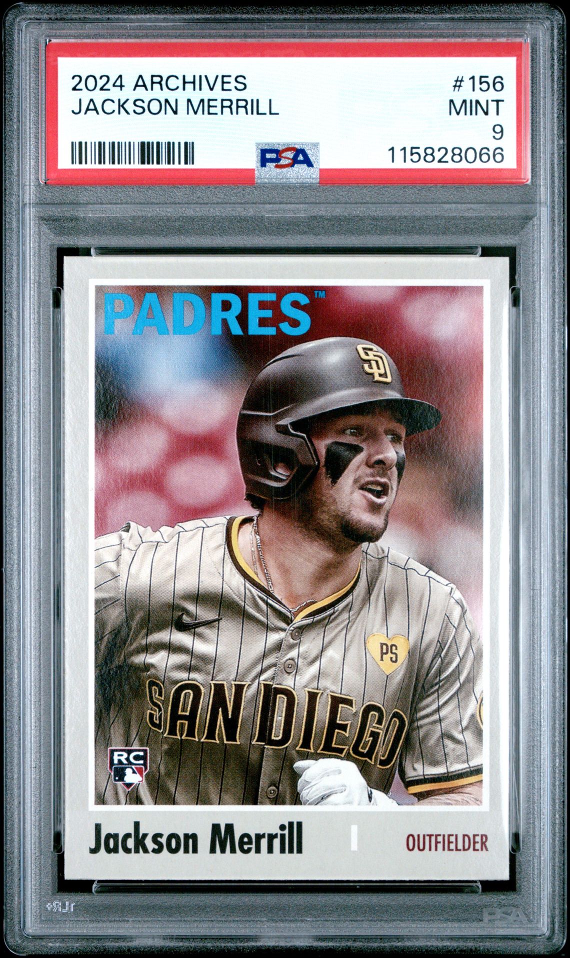 2024 Topps Archives Jackson Merrill #156 Mint 9 front