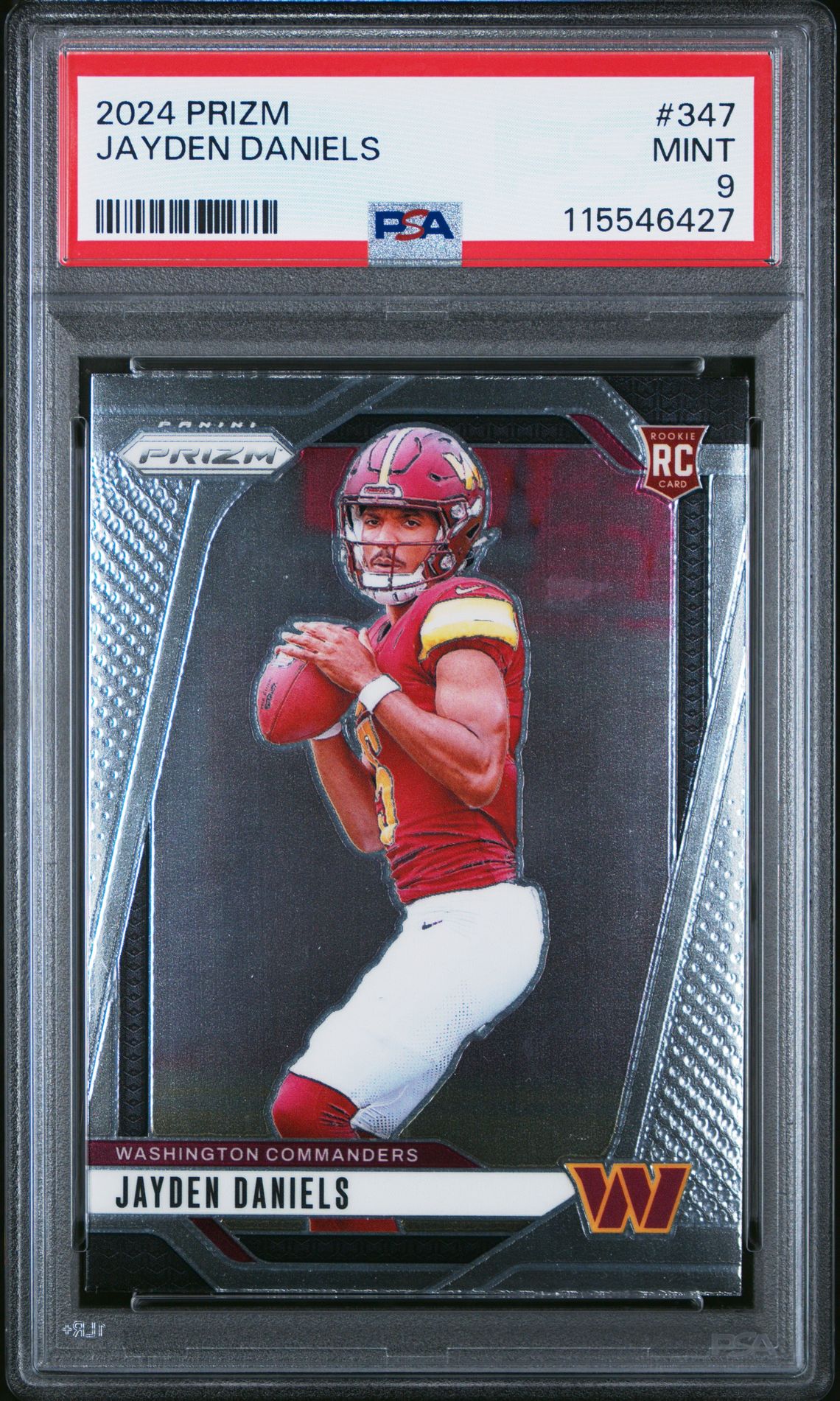 2024 Panini Prizm Jayden Daniels #347 Mint 9 front