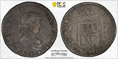 1817-D MZ 8 R D8.7.2 Sm Bust XF45