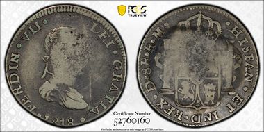 1818-D RM 8 R D8.8.2a Sm Bust VG10