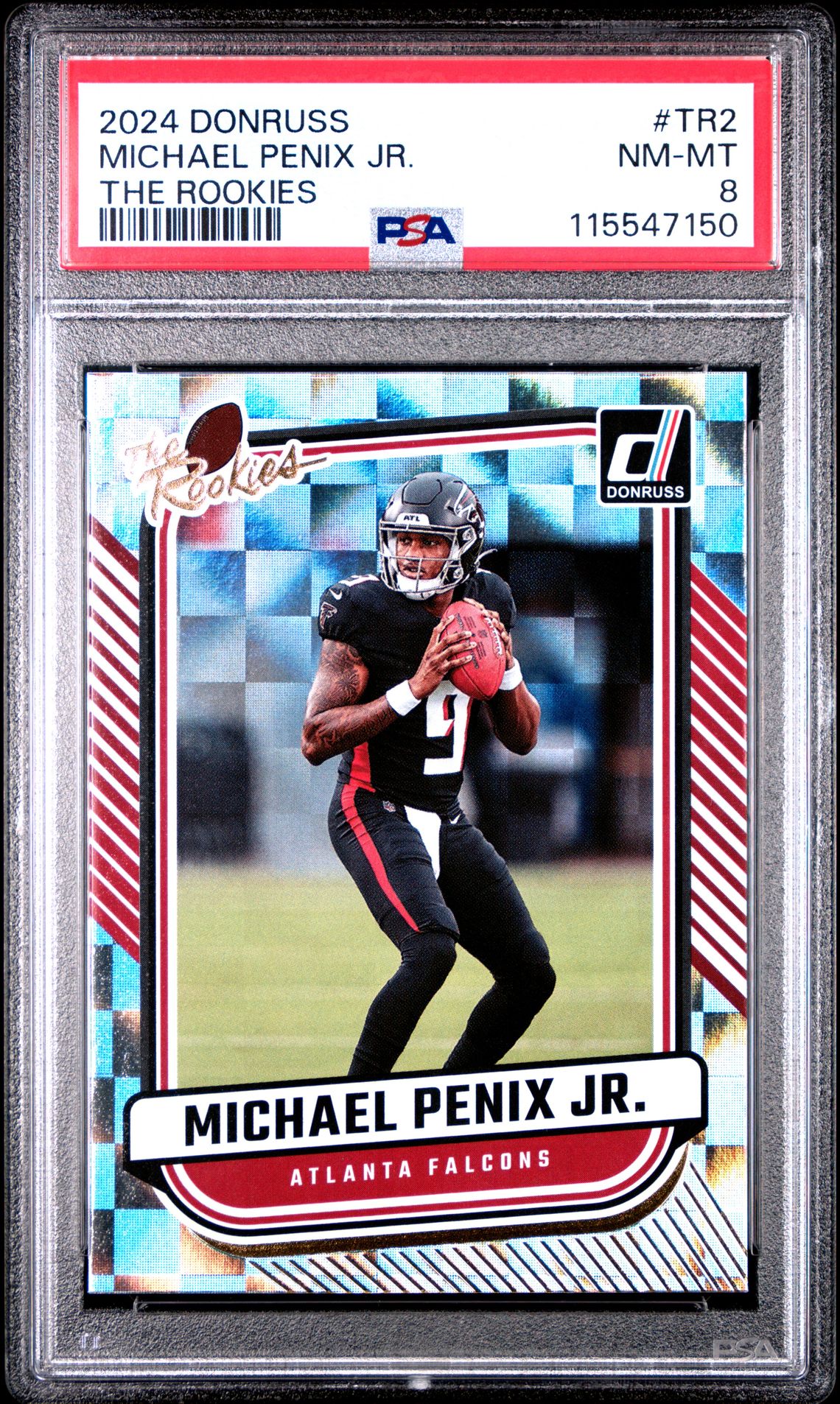 2024 Panini Donruss The Rookies Michael Penix Jr. #Tr2 Nm-Mt 8 front