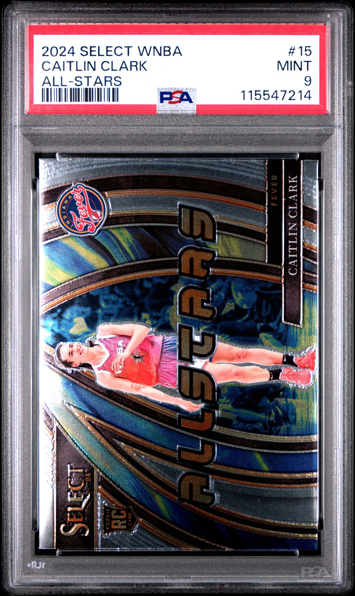 2024 Panini Select Wnba All-Stars Caitlin Clark #15 Mint 9 front