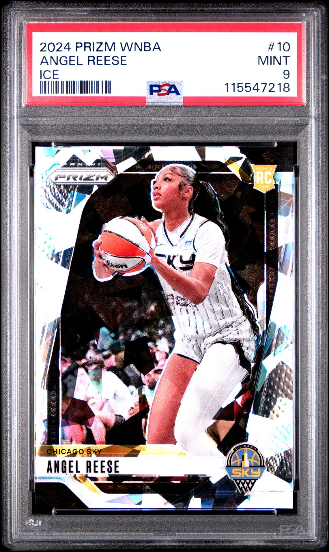2024 Panini Prizm Wnba Angel Reese #10 (Ice) Mint 9 front