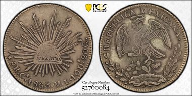 1863-Ce ML 8 R Ce01 VF35
