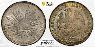 1877-Ca EA 8 R Ca55 MS63