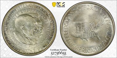 1951-D 50C Washington-Carver MS66+