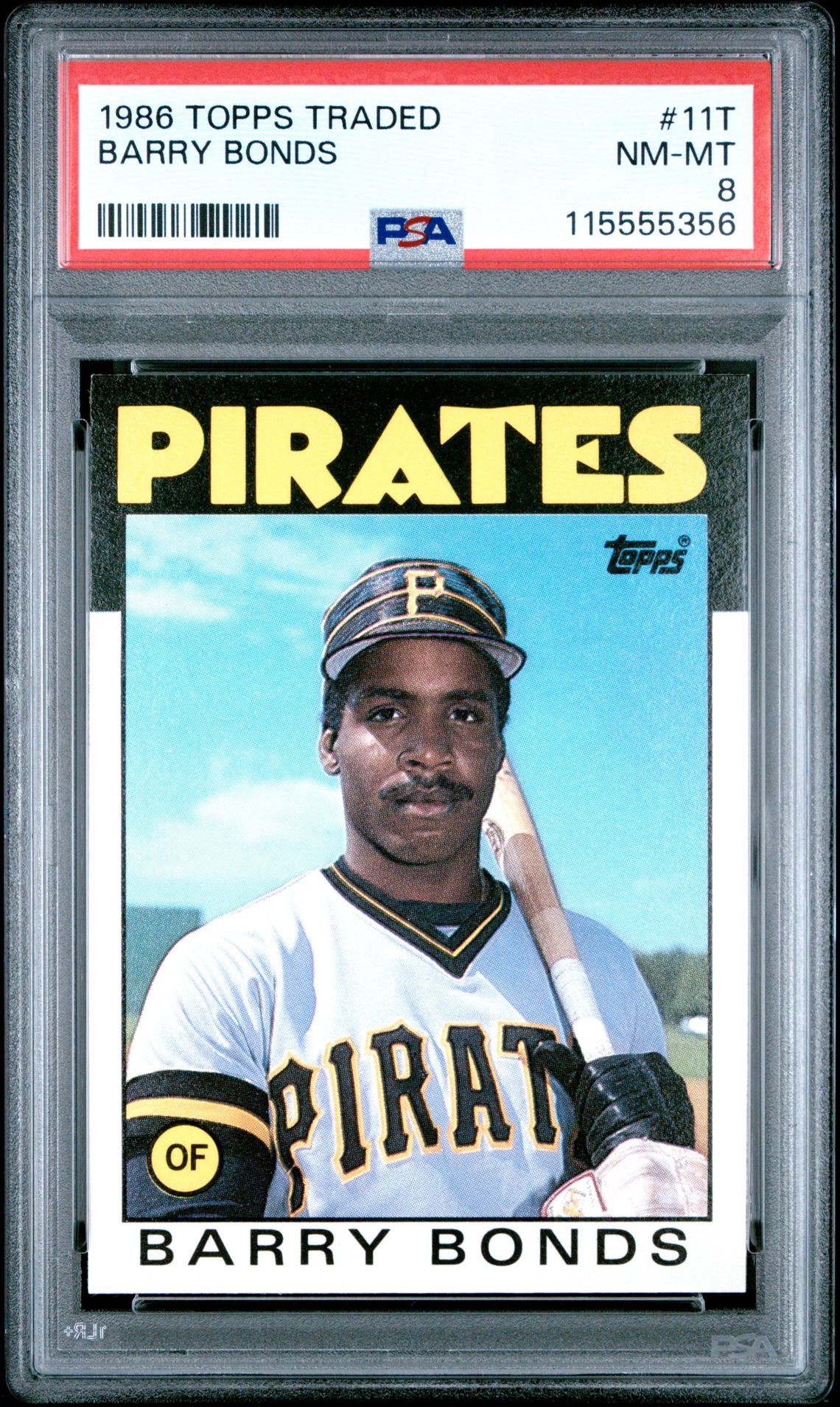1986 Topps Traded Barry Bonds #11T Nm-Mt 8 front