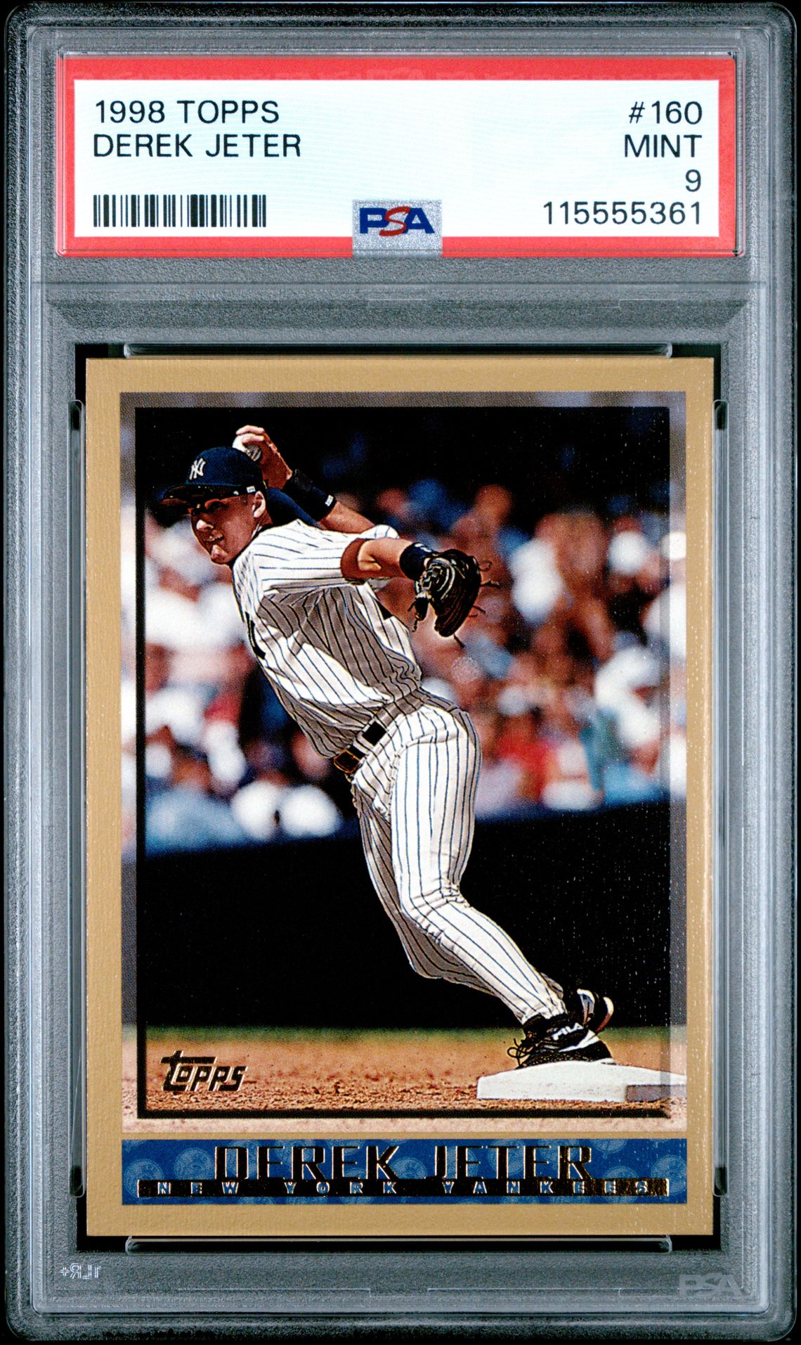 1998 Topps Derek Jeter #160 Mint 9 front