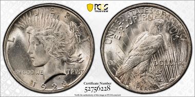 1923 $1 MS65