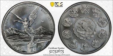 2007-Mo Onza Libertad Ag MS69