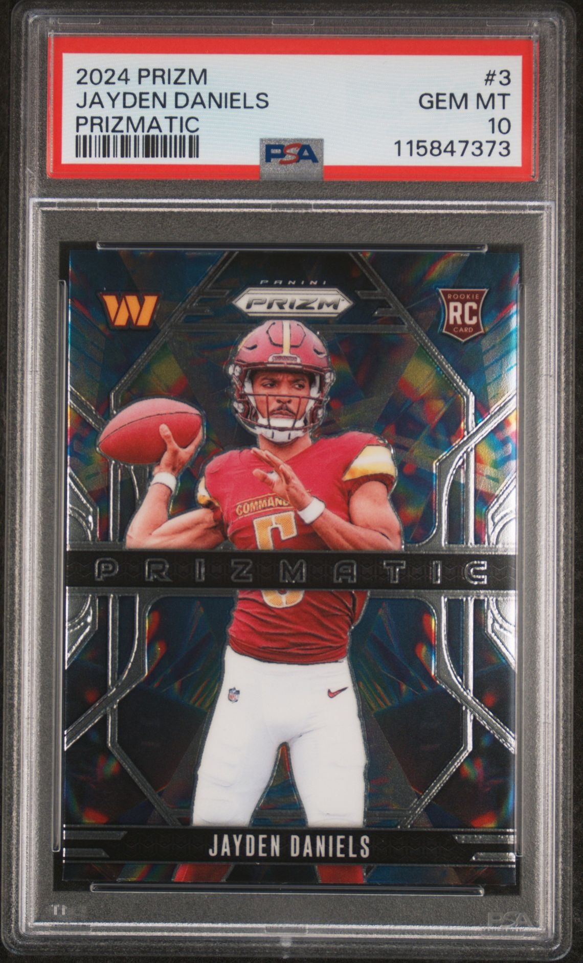 2024 Panini PANINI PRIZM PRIZMATIC #3 Jayden Daniels front