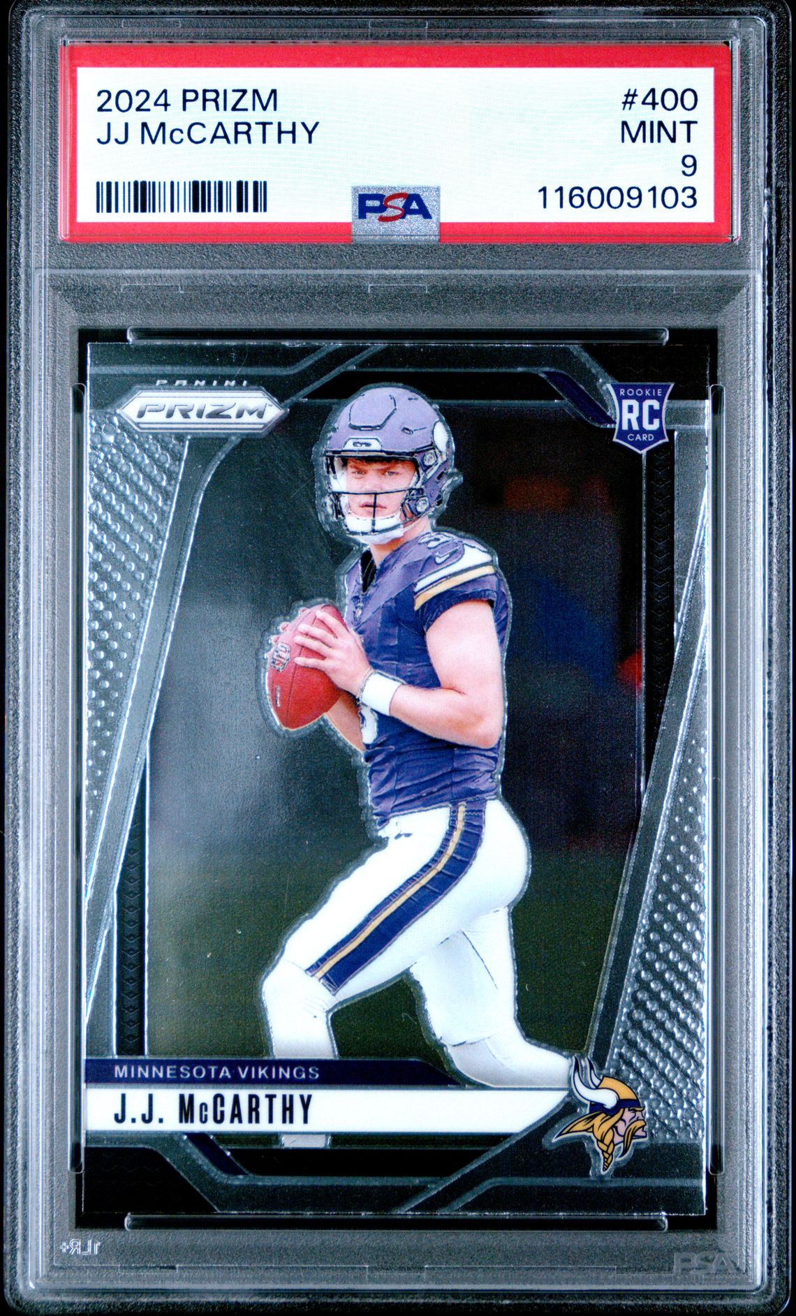 2024 Panini Prizm Jj Mccarthy #400 Mint 9 front
