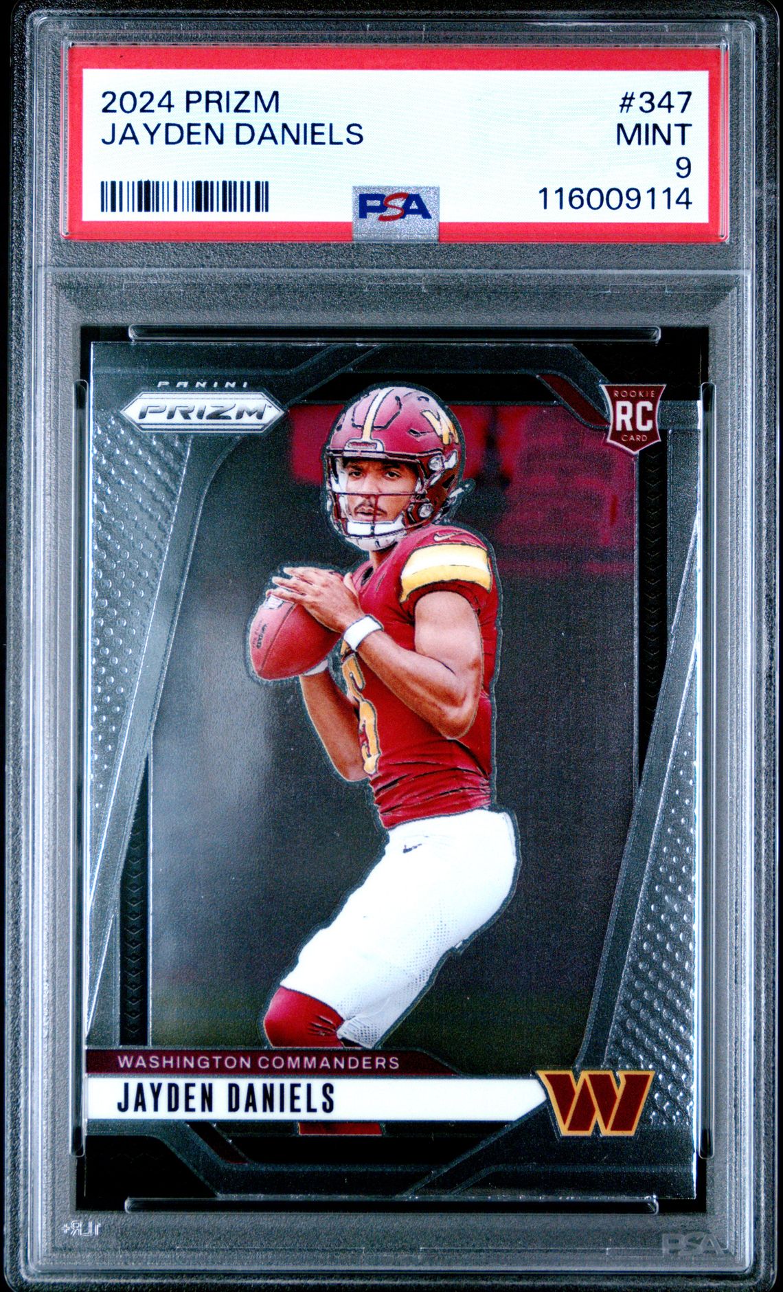 2024 Panini Prizm Jayden Daniels #347 Mint 9 front