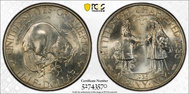 1936 50C Albany MS66+