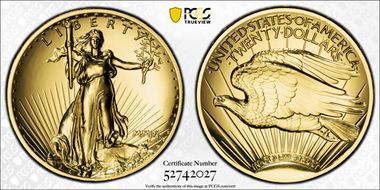 2009 $20 Ultra High Relief MS70PL
