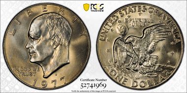 1977-D $1 MS66
