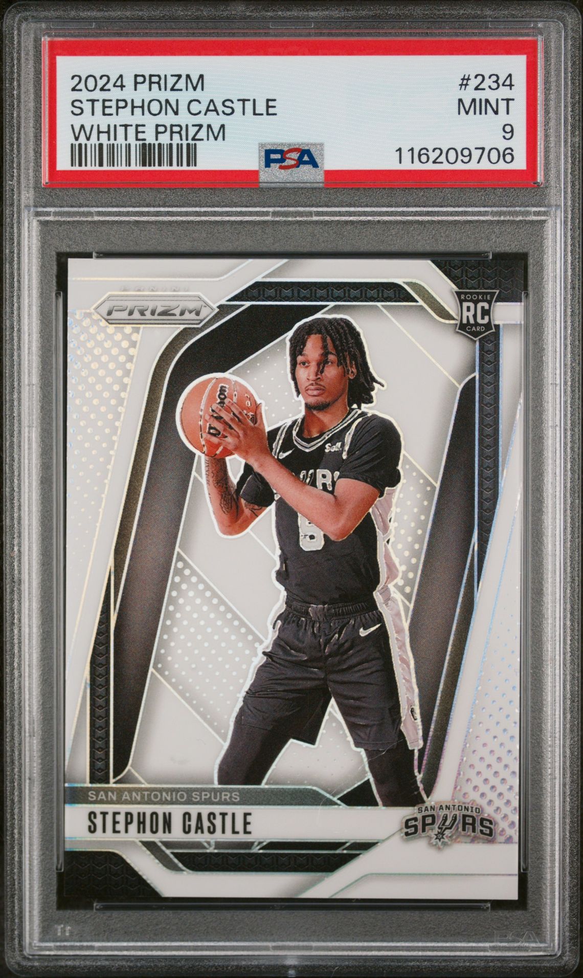 2024 Panini PANINI PRIZM WHITE PRIZM #234 Stephon Castle front