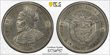 1904 25C KM-4  Ag AU55