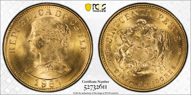 1967-So 50 Peso MS63