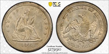 1841-O 25C DDO FS-101 MS63