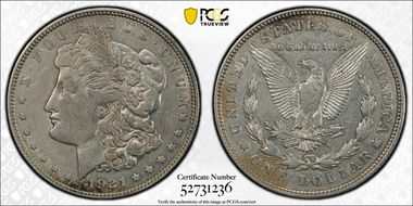 1921-D $1 XF40