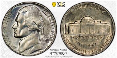 1969-S 5C MS65
