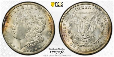 1921-S $1 MS66