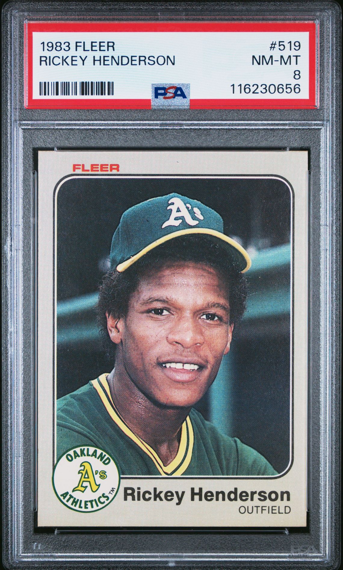 1983 Fleer FLEER #519 Rickey Henderson front