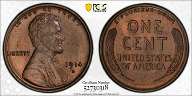 1914-D 1C MS64BN