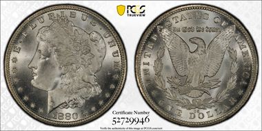 1880-CC $1 MS67+