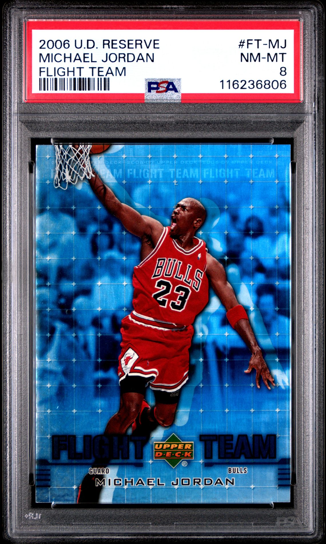 2006 Upper Deck UPPER DECK RESERVE FLIGHT TEAM #FT-MJ Michael Jordan front