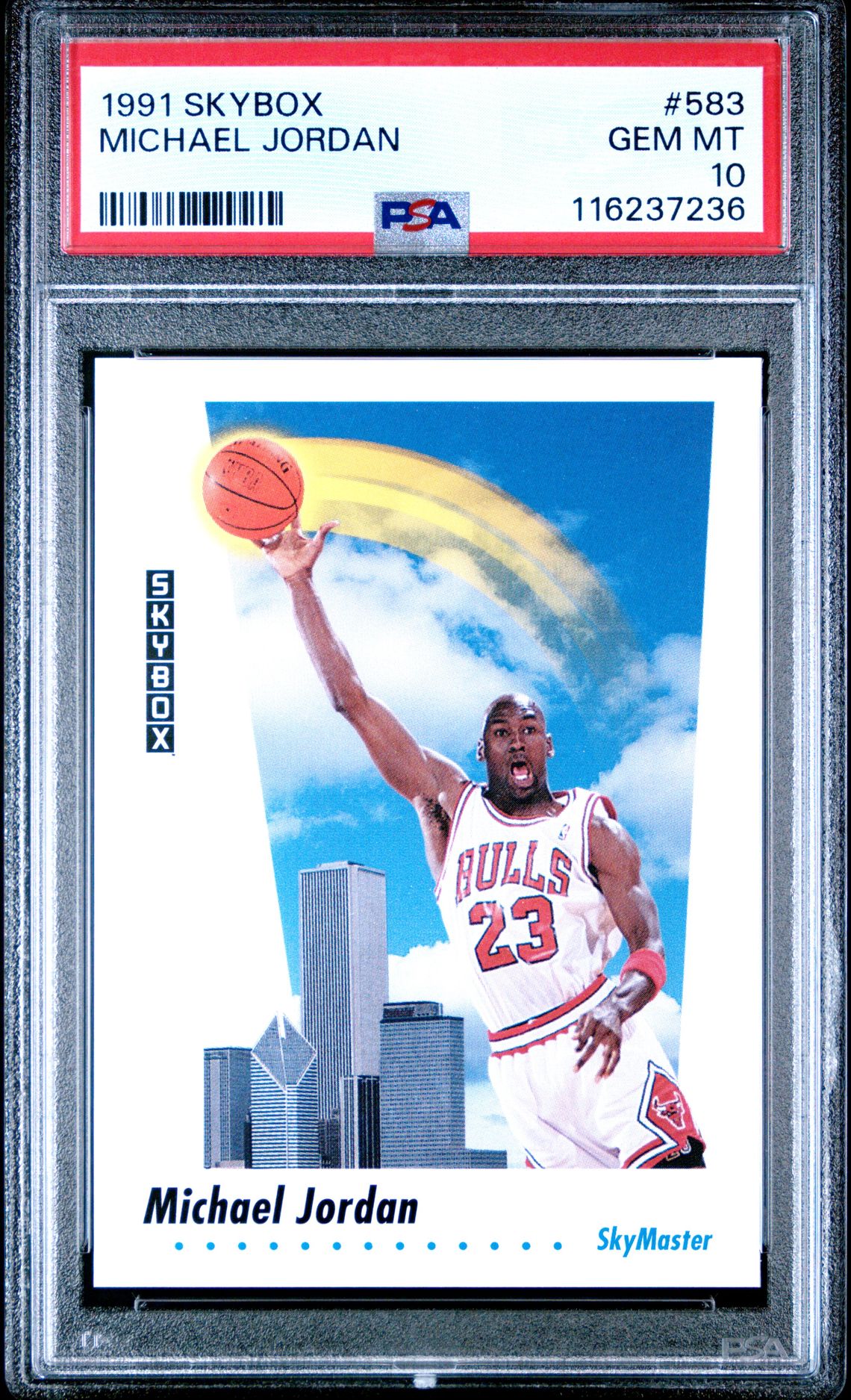 1991 Skybox Michael Jordan #583 Gem Mt 10 front