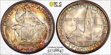 1935-S 50C San Diego MS68
