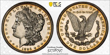1895 $1 PR62