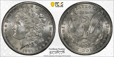 1901-O $1 MS66